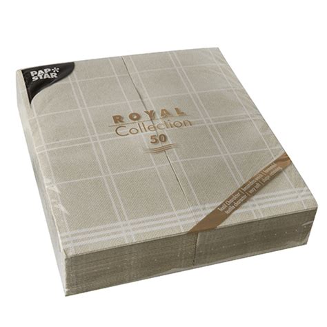 Papstar Servietten Royal Collection Falz Cm X