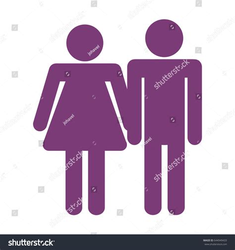 Pictogram Couple Icon Stock Vector Royalty Free 644949433 Shutterstock