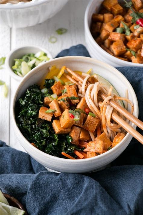 Spicy Crispy Tofu With Soba Noodles My Kitchen Love