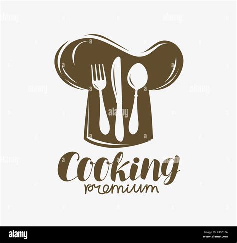 Cooking Logo Restaurant Cuisine Label Or Symbol Vector Illustration