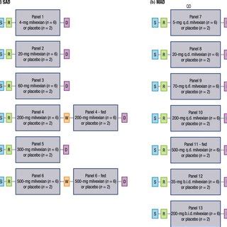 Study Design Sad Single Ascending Dose S Screening R