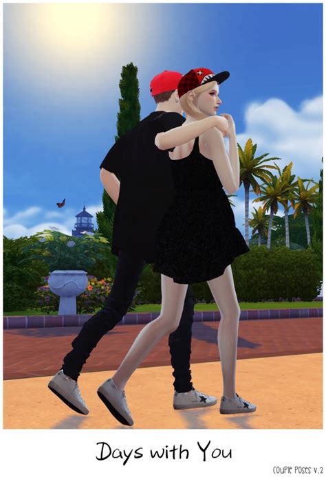 Flower Chamber Days With You Couple Poses Set V 2 • Sims 4 Downloads