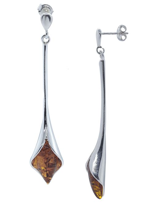 Boucles D Oreilles En Ambre Pendantes Boutique Histoire De L Ambre