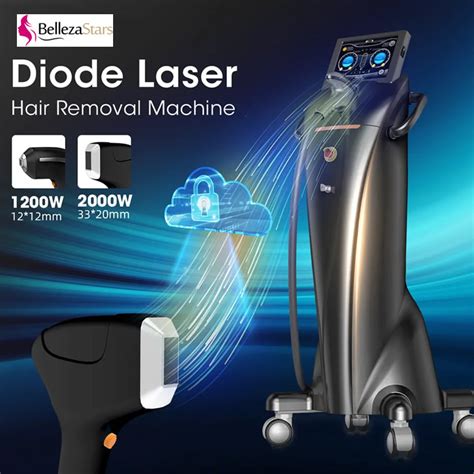 Ice Cooling Titanium Platinum Triple Wave Diode Laser Hair Removal Machine