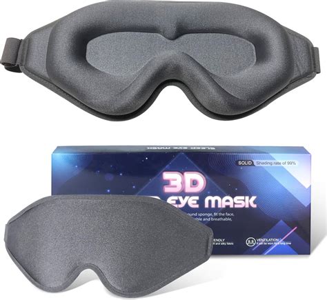 Sleep Mask For Men Women Upgraded 3d Deep Contoured Eye