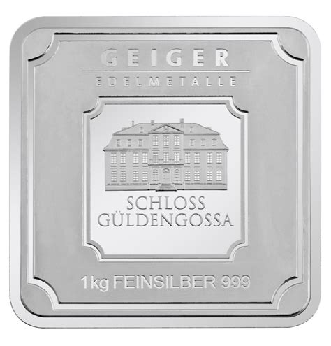 Lev Silberbarren Kilo Geiger Original Schloss G Ldengossa