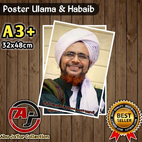 Jual Poster Habib Umar Bin Muhammad Bin Hafidz Poster Ulama Dan Habaib