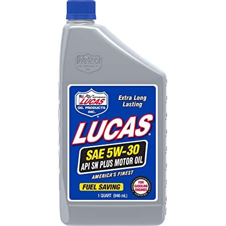 Amazon Lucas Oil 10049 SAE 5W 30 Synthetic Motor Oil 1 Quart