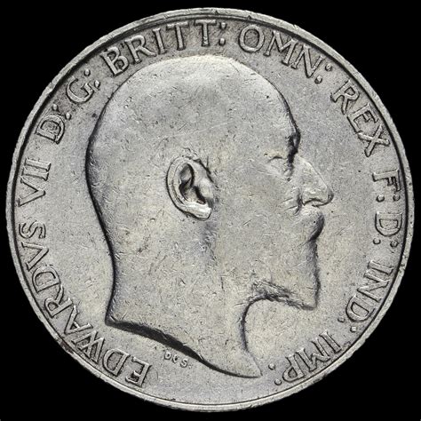 1908 Edward VII Silver Florin GF