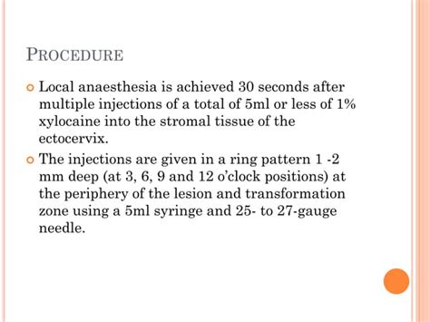 Loop Electrosurgical Excision Procedure PPT