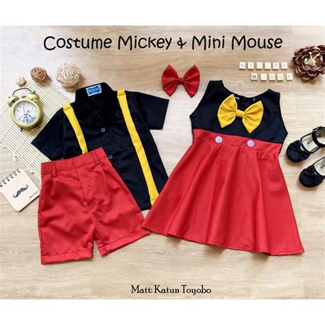 Jual Kostum Disney Kostum Mickey Mouse Kostum Minimouse Kostum Anak