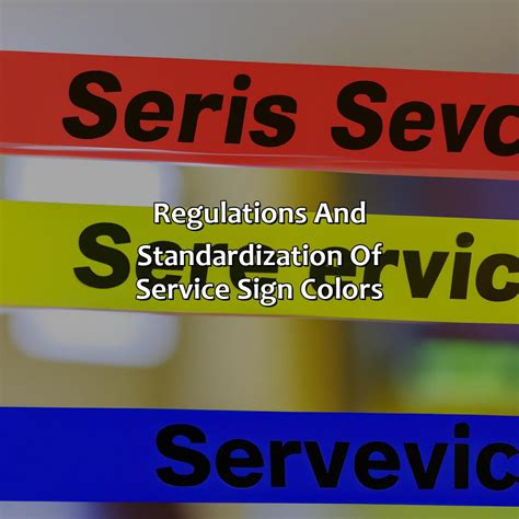 What Color Are Service Signs - colorscombo.com