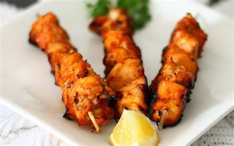 Brochettes De Poulet Piquantes