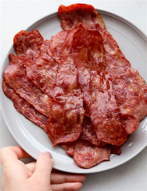 Crispy Air Fryer Turkey Bacon 10 Minutes Cook At Home Mom