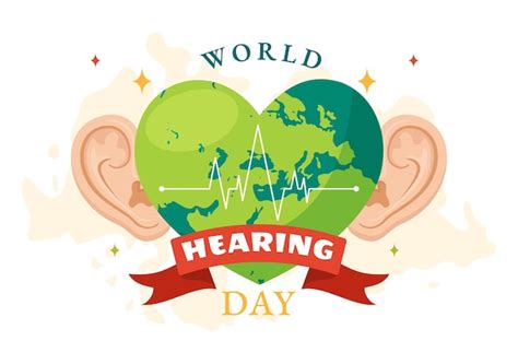 Premium Vector World Hearing Day Vector Illustration On 3 March To