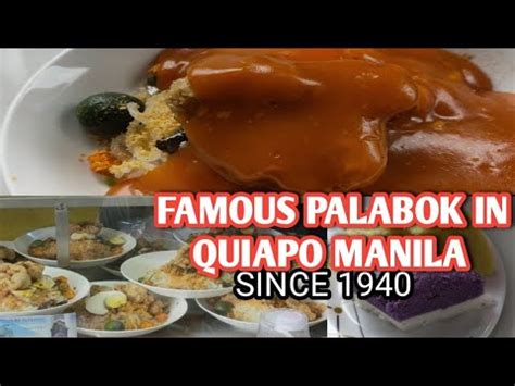 FAMOUS PALABOK IN QUIAPO MANILA SINCE 1940 YouTube