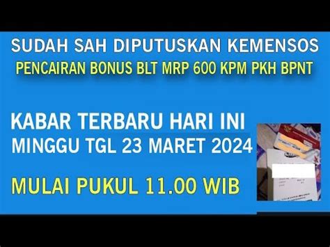 INFORMASI GEMBIRA BAGI SEMUA KPM PKH BPNT PENCAIRAN PKH TAHAP 2 PLUS