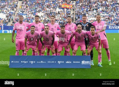 RCD Espanyol Team Group During The La Liga Match Between RCD Espanyol