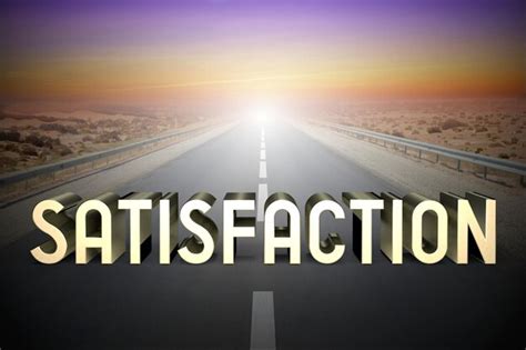 Premium Photo | Satisfaction concept road 3d rendering