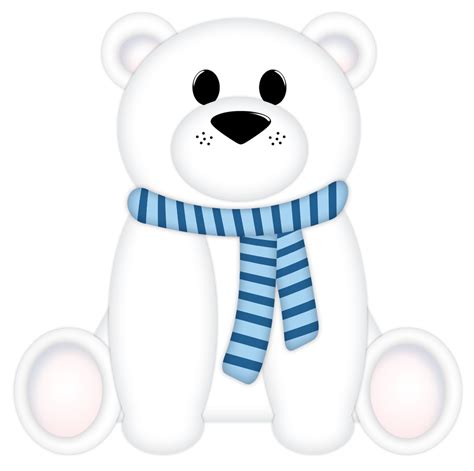 Christmas Polar Bear Clipart at GetDrawings | Free download