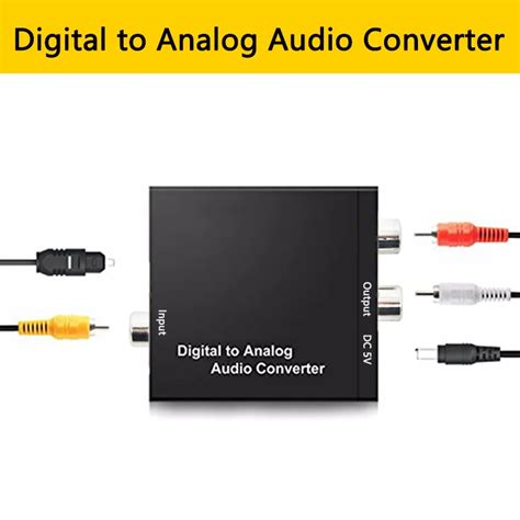 Conversor decodificador toslink de áudio digital óptico toslink