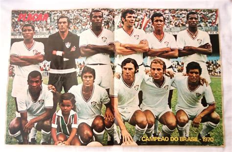 Revista Placar Nº 41 Poster Fluminense Campeão Brasileiro 1970 Casa