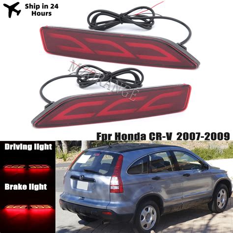 ไฟ Bemper Belakang Led สำหรับ Honda Crv 2007 2008 2009ไฟท้ายเบรคเตือน