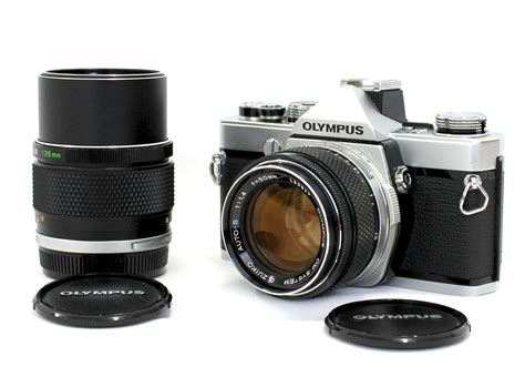 Olympus M 1 Film Camera W M System F Zuiko Auto S 50mm F 1 8 Lens From