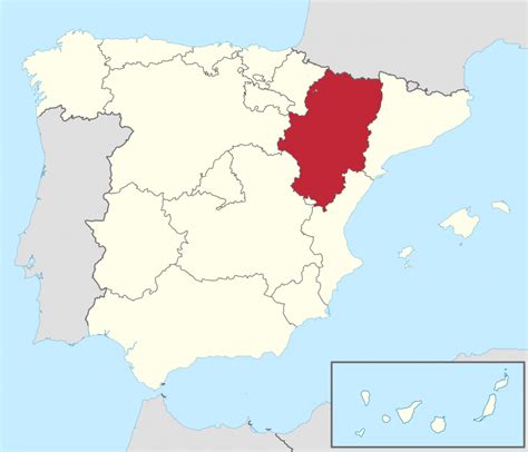 Mapa de Aragón Provincias Municipios Turístico y Carreteras de