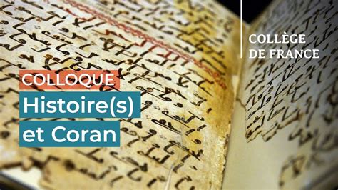 Histoire S Et Coran Fran Ois D Roche Youtube