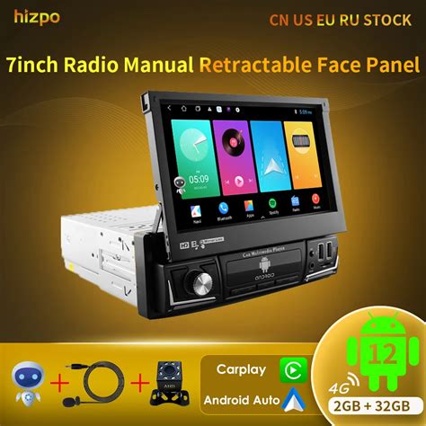 Hizpo Android 12 Universal 1din Autoradio Carplay Gps Navigation