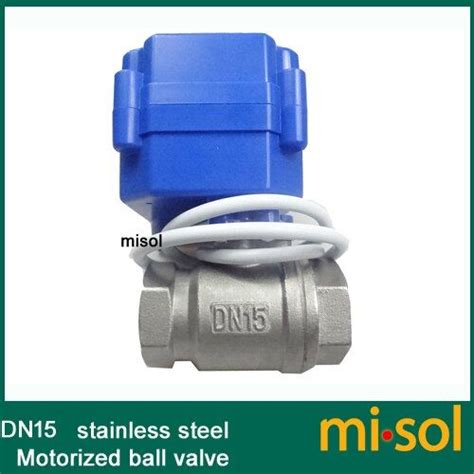 M M Trader Misol G Dn Motorized Valve Vdc Cr Stainless