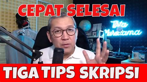 JANGAN Ikuti TIGA Tips Ini Kalau Tidak Mau Lulus Skripsi Dan Master