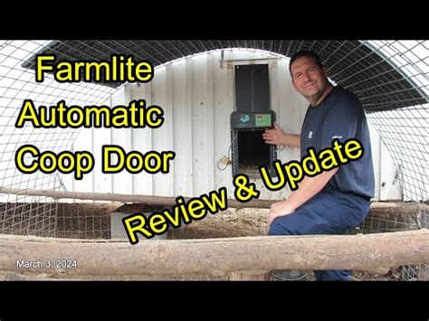 Farmlite FL15002 Automatic Chicken Coop Door Review And Update YouTube