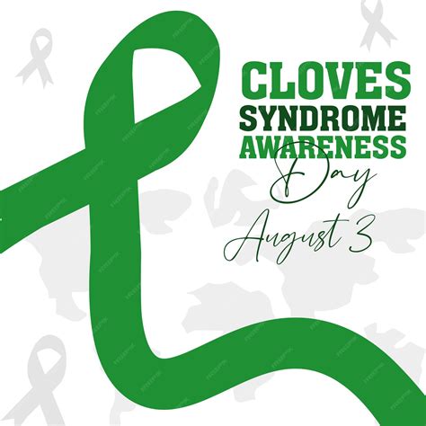 Premium Vector Cloves Syndrome Awareness Day