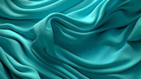 Premium Ai Image Oceanic Elegance Turquoise And Aqua Cloth With