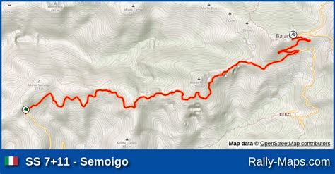 SS 7 11 Semoigo Stage Map Rallye Sanremo 2023 CIAR Rally Maps