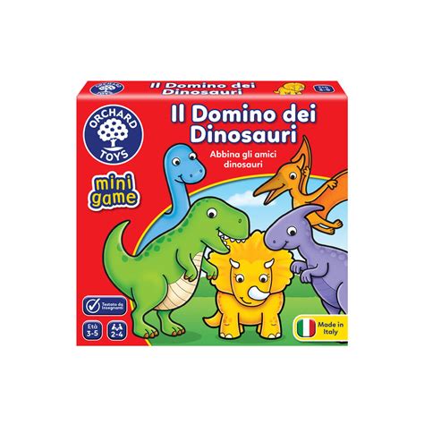 ORC0353IT ORCHARD Mini Game Domino Dei Dinosauri Mediatoys