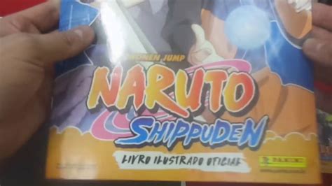 Álbum De Figurinhas Naruto Shippuden Panini Álbum 10 Pacotes Youtube