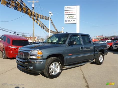 2006 Stealth Gray Metallic Gmc Sierra 1500 Sle Crew Cab 4x4 61966554 Car Color