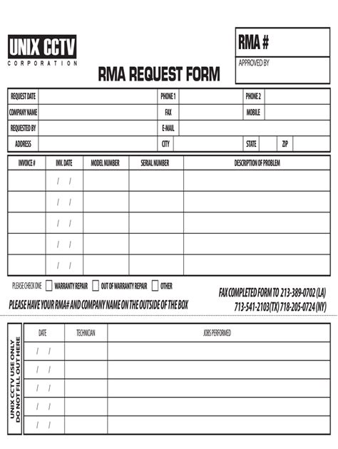 Printable Cctv Request Form Template Printable Templates