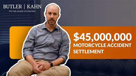 45 000 000 Motorcycle Accident Settlement YouTube