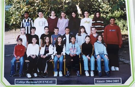 Photo de classe 6ème 2004 2005 de 2004 Collège Raymond Queneau