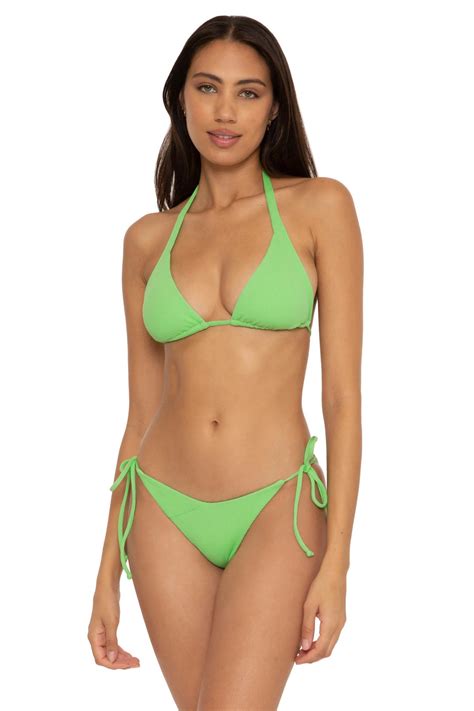 Becca By Rebecca Virtue Sliding Halter Bikini Top Cheap Sale