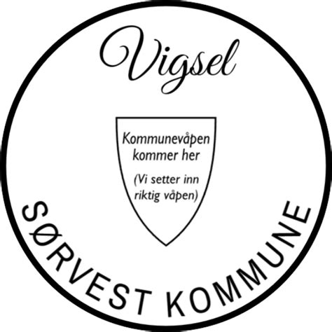 Stempel For Vigsel Foldal Stempel Og Skilt