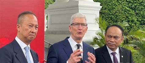 Bertemu Presiden Bos Apple Pertimbangkan Bangun Pabrik Di Indonesia