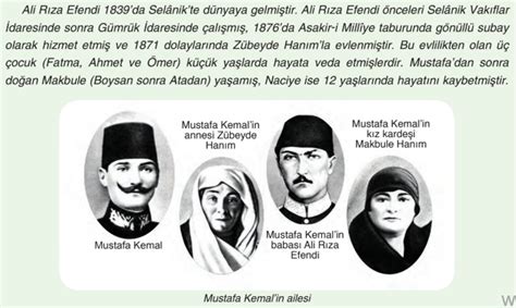 Mustafa Kemalin Hayatı I Dünya Savaşına Kadar Tarih Dersi