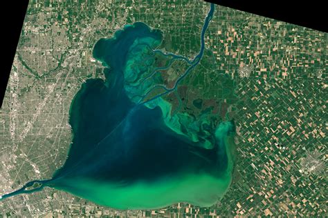 Lake Erie Habs Modis Satellite July 2015 Operational Land Flickr