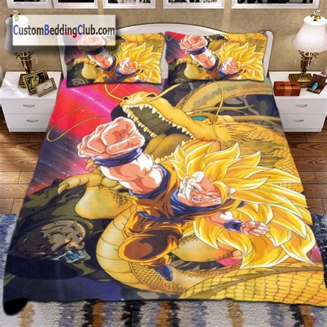 Dragon Ball Bedding Full Bed Set With Pillows Bed Sheets And Blanket