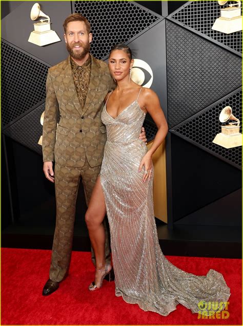 Calvin Harris & Wife Vick Hope Bring the Heat for Their Red Carpet ...